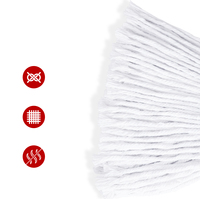 KOOCCA 410g Serpillère en microfibre de coton de haute qualité Produits de nettoyage ménager Serpillère plate magique super absorbante pour balayer le sol