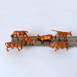 Plastic White Color Animal <strong>Modeling</strong> Cows for Architecture Model Farm Train Railways <strong>Layout</strong> - Product Image 5
