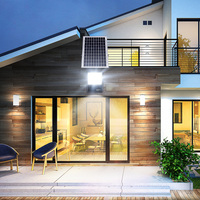 Coutyard Security Panel solar Reflector LED 28W 100W 150W 168W Luz de inundación solar al aire libre IP66 Lámpara de luces solares impermeables