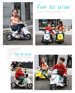 Детский электромобиль-мотоцикл на трех колесах из АБС-пластика, 6В, унисекс, хит продаж - Product Image 3
