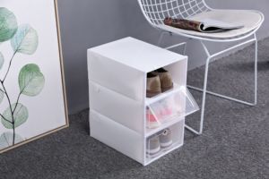 Factory Wholesale Modern <strong>Shoe</strong> Cabinet Home Decor <strong>Racks</strong> <strong>Small</strong> Clear <strong>Shoes</strong> Containers Plastic Storage Box - Product Image 4