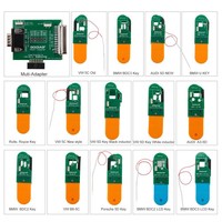 Kit de Adaptadores Godiag BDC2 BDC3 14 en 1 para Programación y Codificación de Llaves Encriptadas Multimarca 5C/5D, Compatible con la Herramienta de Llaves KD-X4 PAD