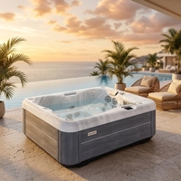 Bain à remous en acrylique VIRLUX pour 2 personnes, design écologique, spa intérieur