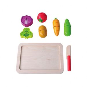 Meilleure vente Faire semblant <span class=keywords><strong>de</strong></span> jouer <span class=keywords><strong>Jouet</strong></span> en bois pour la cuisine, la nourriture et les légumes - Product Image 4