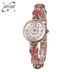 Affascinante <span class=keywords><strong>orologio</strong></span> <span class=keywords><strong>da</strong></span> polso <span class=keywords><strong>da</strong></span> donna con gioielli in pietra moda vogue per donna - Product Image 3