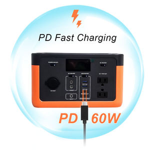 สถานีจ่ายไฟพกพา ราคาประหยัด 300W ชาร์จไฟได้ พลังงานแสงอาทิตย์ พาวเวอร์แบงค์แบบพกพา - Product Image 3