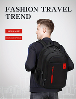 Sac à dos pour ordinateur portable personnalisé avec logo, imperméable, Mochila Escolar, en nylon Oxford, unisexe, sac à dos de voyage, sacs d'école