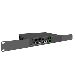 Mini PC pare-feu BKHD de bureau/en rack 4 ports LAN 2.5G avec processeur Intel N150 Core I3 N305 intégré, appareil réseau PfSense OPNsense - Product Image 1