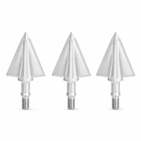 Pointes de flèches de chasse en acier trempé moulé par injection de métal, pointes de flèches en métallurgie des poudres pour la chasse