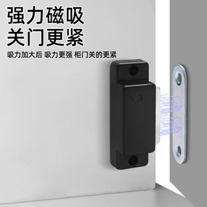 Magnetic <b>Door</b> <b>Catch</b> Plastic Minimalist Design For Storage And Closet Use - Product Image 5