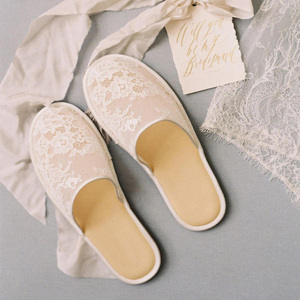 شبشب نسائي جديد من الكتان للفنادق بأربعة مواسم شبشب قطني وكتان مانع للإنزلاق ونعل سميك وكتم الصوت - Product Image 3