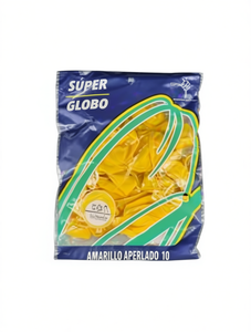 Perles Super Globo jaunes Aperlado 10 en plastique pour la fabrication de bijoux artisanaux - Product Image 1