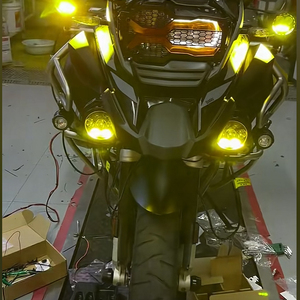 Ferei tốt nhất dẫn xe máy lái xe ánh sáng Kit với phát hành nhanh chóng cho BMW gs1250 phía trước nhanh chóng tại chỗ/sương mù/lũ chế độ nhấp nháy chức năng - Product Image 2