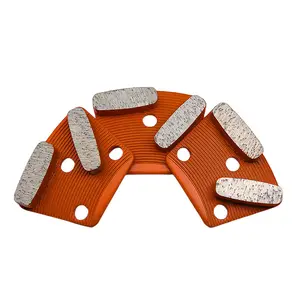 High Quality Magnetized Discs With Double Aggressive Segments For Concrete Diamond Grinding Tools