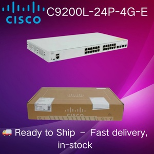 สำหรับ Cisco Catalyst 9200 Managed Layer 2 Switch รุ่น C9200L-24P-4G-E ใหม่ ของแท้ 24 พอร์ต PoE Plus สำหรับเครือข่ายองค์กรประสิทธิภาพสูง - Product Image 4