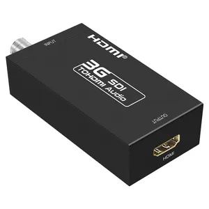 Adaptador de SDI a HDMI, convertidor 3G-SDI a HDMI hembra BNC a HDMI para cámara de cine en casa, 3G, 1080P