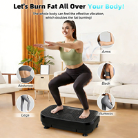 Plaque vibrante pour le corps entier, machine de massage vibratoire pour l'exercice, plaque de fitness vibratoire