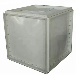 Fabricants modulaire 5000 10000 30000 litre gallon stockage grp frp smc réservoir d'eau en fibre de verre