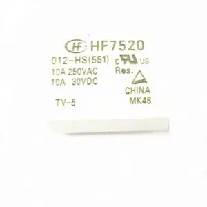 HF7520-012-HSTP HF7520 / 012-HSTP normally open high load 4 pin 16A relay