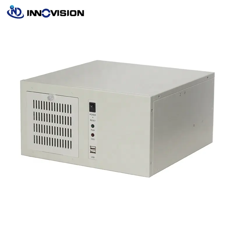 Ultra compact 7 full height length cards Wall mount industrial computer chassis for security monitoring IPC case