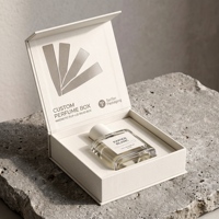Boîte cadeau de parfum blanc premium personnalisée et boîte magnétique pour parfum avec boîte en papier pour présentation de parfum pour emballage de parfum