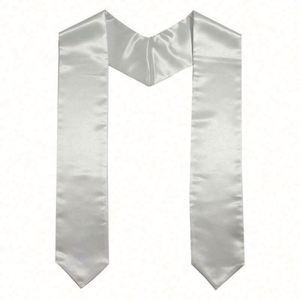 Venta al por mayor de fábrica, buena calidad, superventas, personalizada, naranja, poliéster, ecológica, estola de cuello para graduación con estampado de 6 colores - Product Image 4