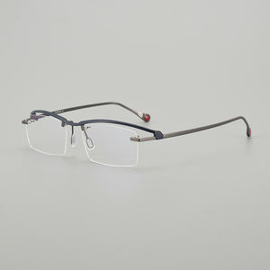 2024 nouvelles lunettes de lecture sans <span class=keywords><strong>lunette</strong></span> mâle pur titane affaires cadre optique femme haute myopie anti-bleu lunettes cadre - Product Image 4