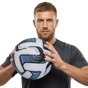 Aiju Custom Logo Professional Soccer Ball Thermal Bonded Team Sports Size 3 <b>Training</b> <b>Football</b> Made PU - Product Image 4