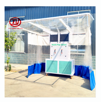 Station de préparation de peinture mobile Offre Spéciale Armoire de peinture en PVC Cabine de pulvérisation portable