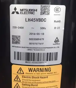 คอมเพรสเซอร์โรตารี่เลื่อน LH45VBAC มิตซูบิชิ R22 LH45YBAC LH45VBDC มิตซูบิชิอินเวอร์เตอร์คอมเพรสเซอร์เครื่องปรับอากาศ