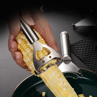 Éplucheur de maïs en acier inoxydable, coupe-épis, décortiqueur, outils pour fruits et légumes, ustensiles de cuisine, accessoires de cuisine