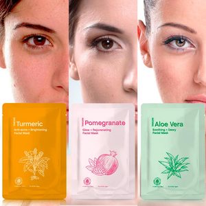 Mascarilla Facial Coreana para el Cuidado de la Piel, Antienvejecimiento, con Colágeno, <span class=keywords><strong>Aloe</strong></span> Vera, Cúrcuma y Seda - Product Image 6