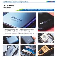 Machine de marquage laser UV portable, compacte et facile à utiliser, 5W 355nm, refroidie par air, pour codes QR métalliques