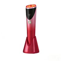 Appareil de rajeunissement de la peau chauffant à main, lifting du visage, écran tactile, tête de pores, verre/jade ABS, rechargeable, centre de beauté du visage, OEM