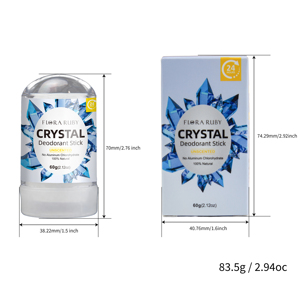 <span class=keywords><strong>Desodorante</strong></span> Antitranspirante Vegano al por Mayor ODM OEM, Barra <span class=keywords><strong>Desodorante</strong></span> de Cristal de Alumbre Natural - Product Image 6
