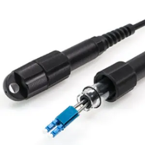 Conjunto de combinación impermeable de alta calidad Conector rápido de fibra óptica de grado IP68 Material de aislamiento Conector rápido de fibra óptica