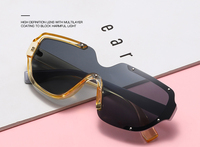 2025 mode en gros grand cadre résistant aux UV personnalisé pare-soleil lunettes hommes femmes Cool rétro lunettes de soleil