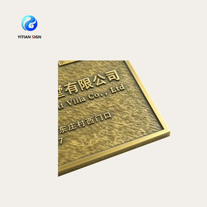 Placas Metálicas de Latón y Aluminio Resistentes a la Oxidación, Talladas a Medida, para Empresas y Compañías de Seguros - Product Image 4