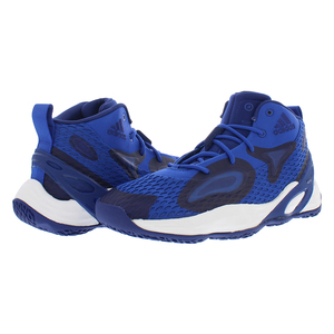 ADIDAS unisex SM จัดแสดงรองเท้าบาสเก็ตบอลสีน้ำเงิน | ของแท้100% - Product Image 1