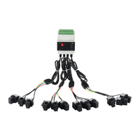 Acrel Compteur d'énergie 4 canaux 3 phases Lora Communication Rs485 Modbus-Rtu DI/DO Pairng 600a Capteur de courant