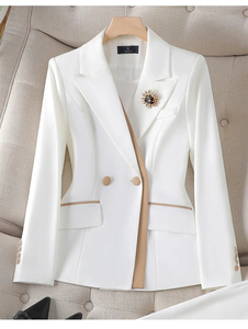 2024 nueva ropa de oficina para mujer, moda informal, trajes de otoño, ropa de <span class=keywords><strong>calle</strong></span>, traje de dos piezas para mujer - Product Image 4