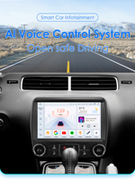 CARUPEZ Estéreo para Auto con Pantalla Táctil Android DSP de 9 Pulgadas con GPS Integrado y CarPlay USB para Chevrolet Camaro 2010-2015 Plug&Play