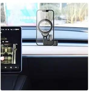 Magnetische Auto Vent Houder Geschikt Voor Tesla Auto Telefoon Mount Ontworpen Voor Model 3 Model Y Mobiele Telefoon Beugel Voor Alle Telefoon