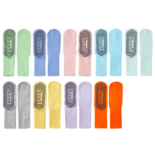 Ear Loop Cotton Yoga Socks for