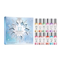 Coffret Cadeau de Parfums Colorés de Noël – Fragrances Fraîches et Élégantes pour Rendez-vous et Trajets Quotidien – Coffret Cadeau Exquis aux Diverses Senteurs