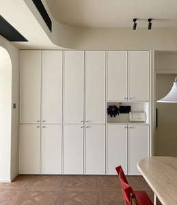 Muebles de dormitorio modernos de estilo crema francés, armario plegable independiente duradero para apartamento, hogar, Hotel, comedor, uso - Product Image 6