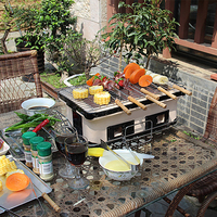 Grille de table Yakitori de style japonais de taille mini, gril au charbon de bois, au prix d'usine, vente en gros