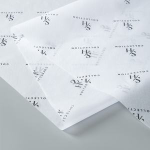 靴と靴下の包装のためのカスタム印刷ロゴコーティングされた合成紙水分-プルーフ分離ギフトラッピングペーパー - Product Image 1