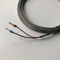 Sonde de type K Thermocouple PT100 RTD 100 mm, résolution 0,1°C, acier inoxydable, IP65, OEM/ODM