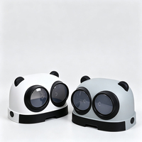 Litière pour chat moderne au design Panda, type tiroir fermé, anti-éclaboussures, contrôle des odeurs, fournitures de toilette pour animaux de compagnie